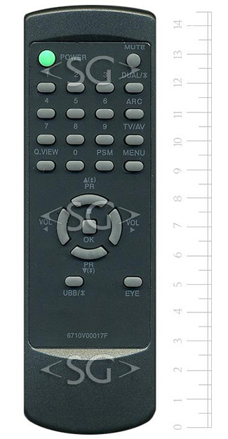Пульт дистанционного управления для LG 6710V00017F